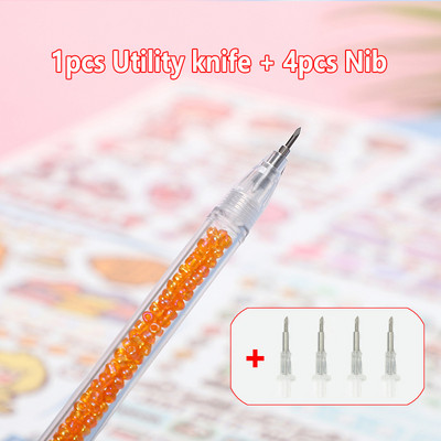 5 buc/set Ins Style Art Utility Cuțit Pen Cuțit Instrument de tăiere a hârtiei DIY Precizie Autocolant Washi Tape Cutter Kawaii Rechizite școlare
