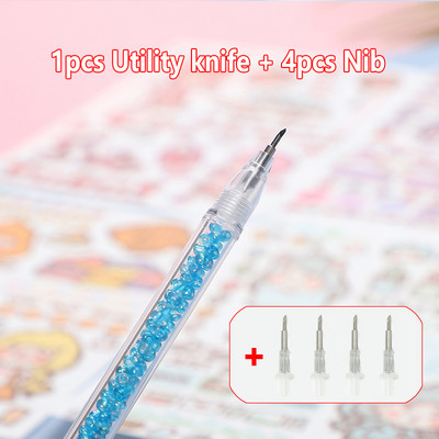 5 buc/set Ins Style Art Utility Cuțit Pen Cuțit Instrument de tăiere a hârtiei DIY Precizie Autocolant Washi Tape Cutter Kawaii Rechizite școlare