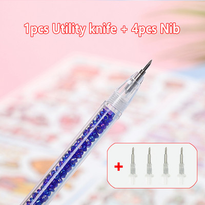 5 buc/set Ins Style Art Utility Cuțit Pen Cuțit Instrument de tăiere a hârtiei DIY Precizie Autocolant Washi Tape Cutter Kawaii Rechizite școlare