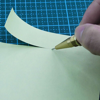 Ορειχάλκινο στυλό ξύλινο χαρτί κόφτης μαχαίρι σκάλισμα τσέπης Χαρακτική σφραγίδα από καουτσούκ Χαρτικά Σχολικά είδη γραφείου