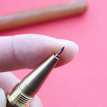 Месингова дървена химикалка Резачка за хартия Джобен нож за дърворезба Гумен печат Гравиране Канцеларски материали Офис Училищни пособия