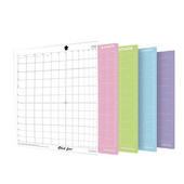 1 gab Krāsu nomaiņas plāksnes gravēšanas mašīna Pvc pamatplāksne ir piemērota Cricut / Cameo 4 ar lipīgu, neslīdošu griešanas paklājiņu