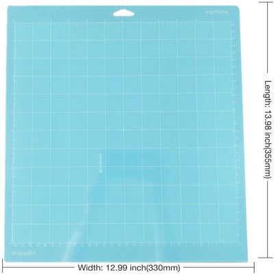 1 gab Krāsu nomaiņas plāksnes gravēšanas mašīna Pvc pamatplāksne ir piemērota Cricut / Cameo 4 ar lipīgu, neslīdošu griešanas paklājiņu