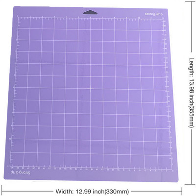 1 gab Krāsu nomaiņas plāksnes gravēšanas mašīna Pvc pamatplāksne ir piemērota Cricut / Cameo 4 ar lipīgu, neslīdošu griešanas paklājiņu