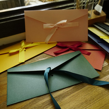 10 τμχ/παρτίδα Vintage ιριδίζον χάρτινοι φάκελοι για γράμματα Mailers Σετ Kraft Letter φάκελος για προσκλητήρια γάμου Δώρο καρτ ποστάλ