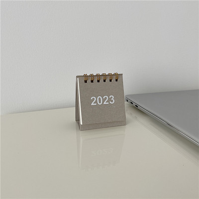 1 kom 2023 Retro čvrsti kalendar Kreativni jednostavni planer Dekoracija Stolni kalendar Jednostavan stolni dnevnik Školski uredski pribor