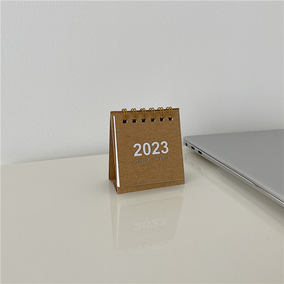 1 kom 2023 Retro čvrsti kalendar Kreativni jednostavni planer Dekoracija Stolni kalendar Jednostavan stolni dnevnik Školski uredski pribor