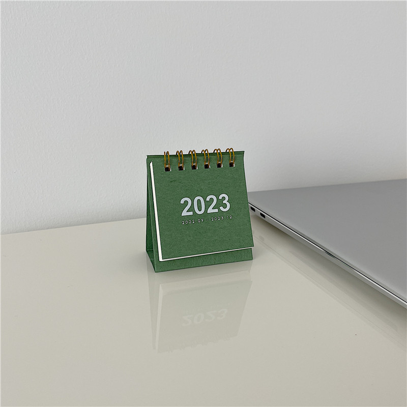 1 kom 2023 Retro čvrsti kalendar Kreativni jednostavni planer Dekoracija Stolni kalendar Jednostavan stolni dnevnik Školski uredski pribor