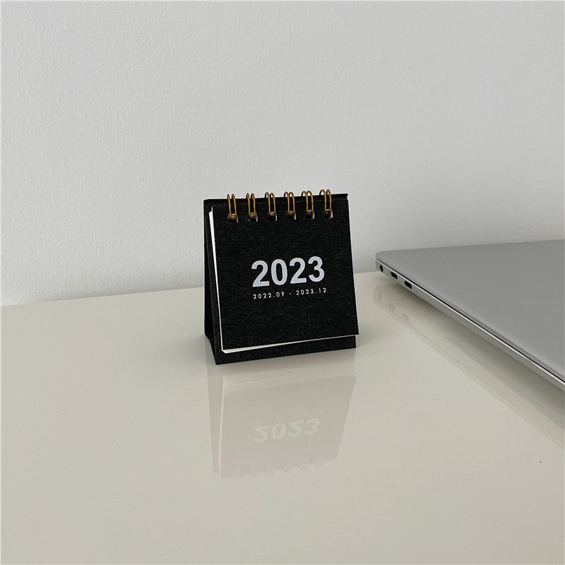 1 kom 2023 Retro čvrsti kalendar Kreativni jednostavni planer Dekoracija Stolni kalendar Jednostavan stolni dnevnik Školski uredski pribor