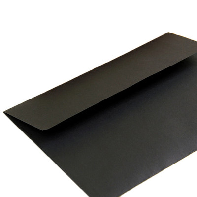 20 vnt./vnt. Juoda Balta Raudona Kraft popieriaus vokai Vintažinio europietiško stiliaus vokas Vizitinės kortelės kvietimui