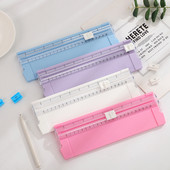 Cuțit de tăiat bidirecțional A5 Instrumente de artă multifuncționale drăguțe Material pentru jurnal DIY Cuțit de hârtie Kawaii Papetarie Rechizite școlare
