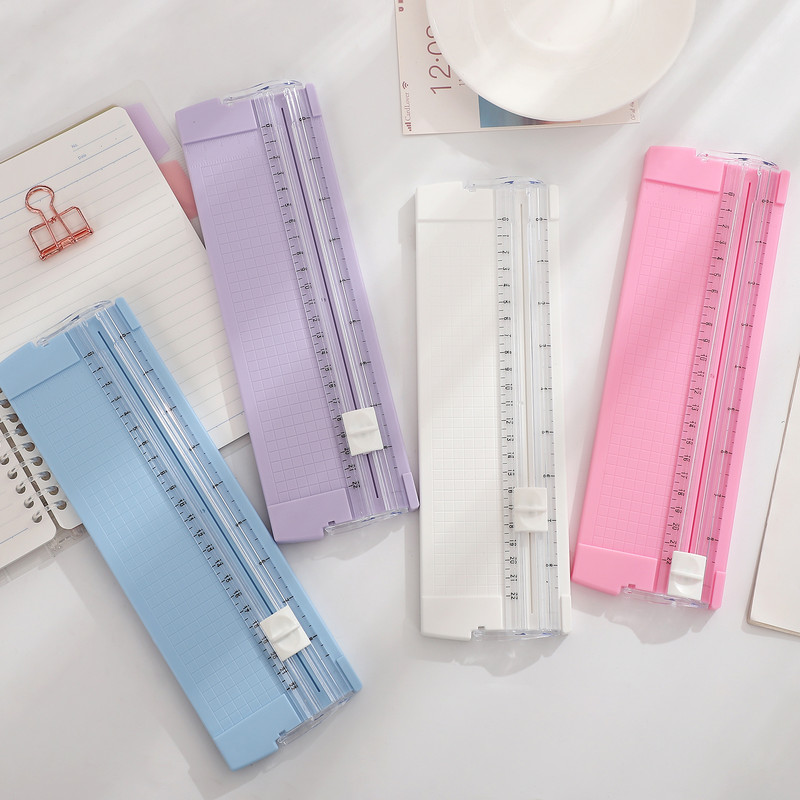 Cuțit de tăiat bidirecțional A5 Instrumente de artă multifuncționale drăguțe Material pentru jurnal DIY Cuțit de hârtie Kawaii Papetarie Rechizite școlare