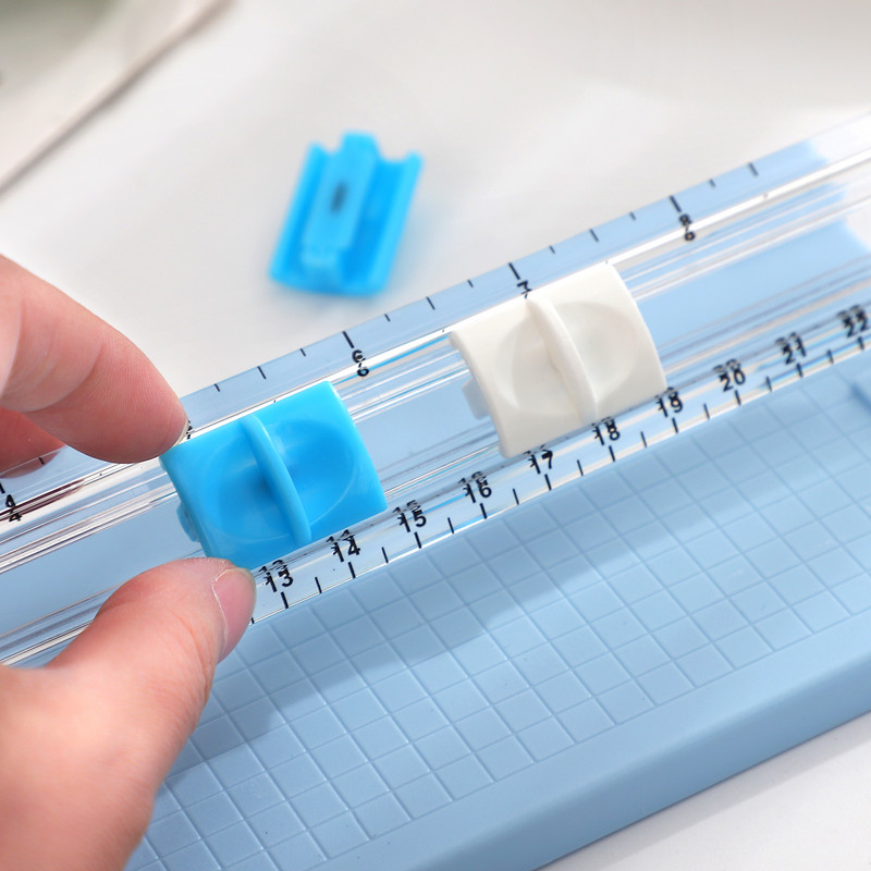 Cuțit de tăiat bidirecțional A5 Instrumente de artă multifuncționale drăguțe Material pentru jurnal DIY Cuțit de hârtie Kawaii Papetarie Rechizite școlare
