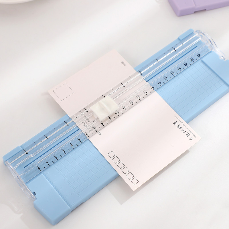 Cuțit de tăiat bidirecțional A5 Instrumente de artă multifuncționale drăguțe Material pentru jurnal DIY Cuțit de hârtie Kawaii Papetarie Rechizite școlare