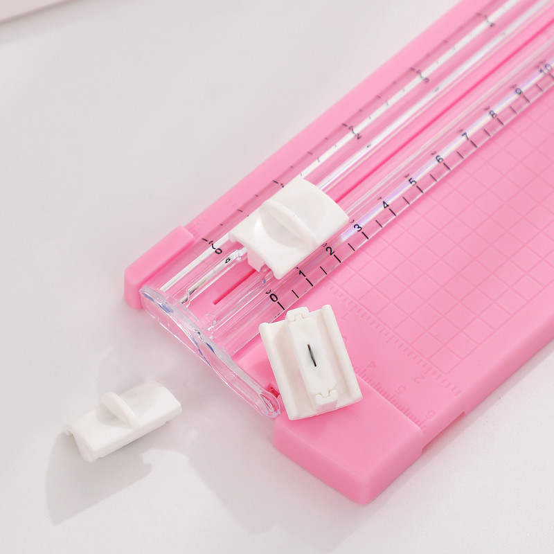 Cuțit de tăiat bidirecțional A5 Instrumente de artă multifuncționale drăguțe Material pentru jurnal DIY Cuțit de hârtie Kawaii Papetarie Rechizite școlare