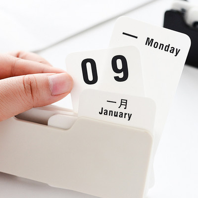 PHANTACi Vintage Style PP Vječni kalendar DIY Kalendar Umjetnički obrt Kućni ured Dekoracija školskog stola Pokloni