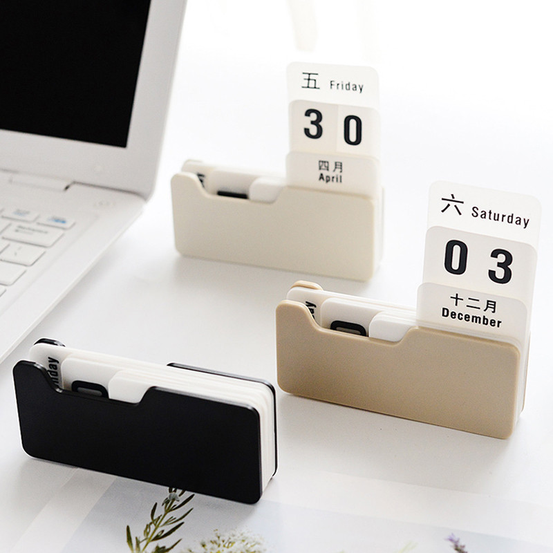 PHANTACi Vintage Style PP Vječni kalendar DIY Kalendar Umjetnički obrt Kućni ured Dekoracija školskog stola Pokloni