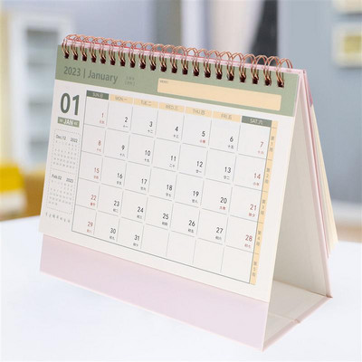 Kalendar Stolni Stolni Mini planer Mjesečni uredski Stojeći stolni stolni 2022 Dnevni zidni kalendari Planiranje Samostojeća škola papira