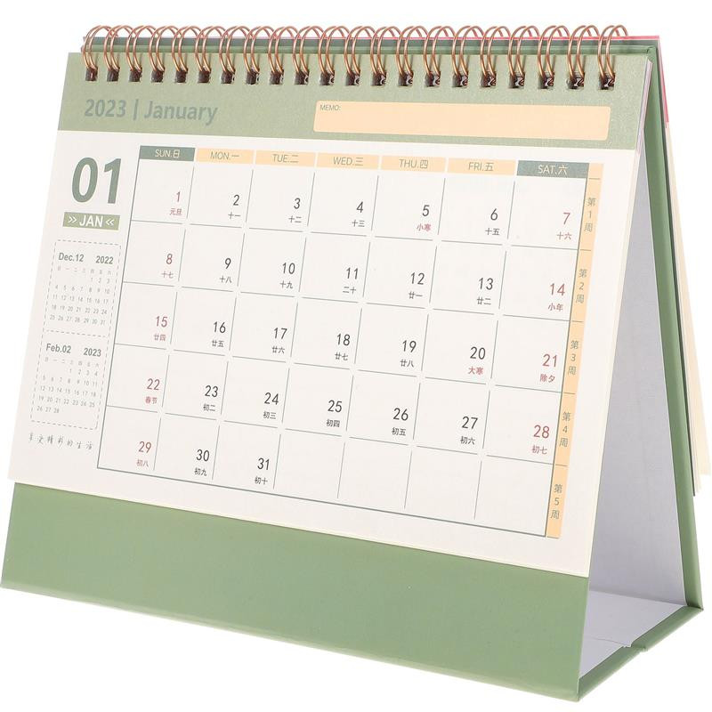 Kalendar Stolni Stolni Mini planer Mjesečni uredski Stojeći stolni stolni 2022 Dnevni zidni kalendari Planiranje Samostojeća škola papira