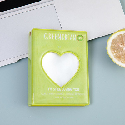 Crtani 3 inčni šuplji album u obliku srca, kvadratni šuplji tiskani foto album sa 36 mini fotografija foto album kolekcionarski predmeti