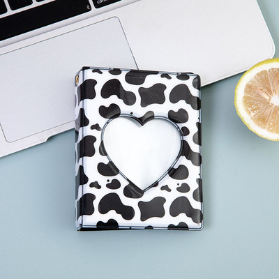 Crtani 3 inčni šuplji album u obliku srca, kvadratni šuplji tiskani foto album sa 36 mini fotografija foto album kolekcionarski predmeti