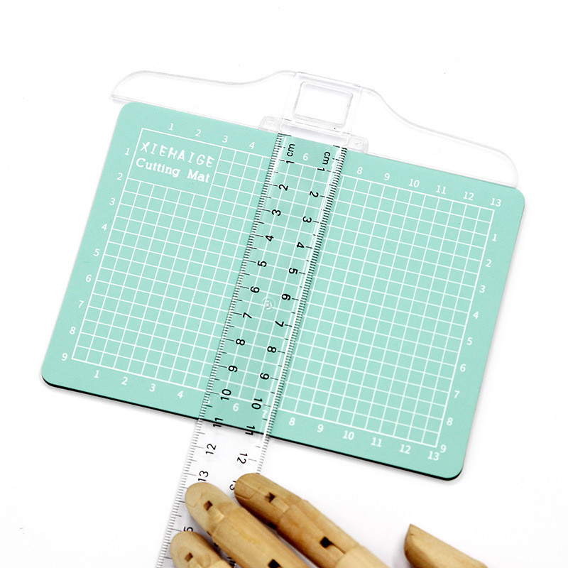11x15CM podloga za rezanje Kulturni i obrazovni alat Dvostrana podloga za rezanje Daska za umjetničko graviranje za DIY ručno izrađeni alat za umjetničko obrt