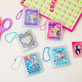 1PC Fotoalbumu karšu turētājs Fotoattēlu turētājs Vizītkaršu soma Fotokartīšu turētājs