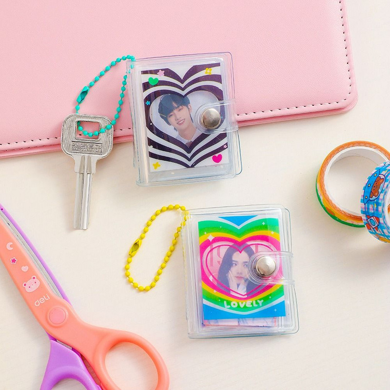 1PC Fotoalbumu karšu turētājs Fotoattēlu turētājs Vizītkaršu soma Fotokartīšu turētājs