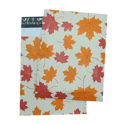 10 vnt. 10x13`` 25x33 cm spausdintų polietileninių siuntų pakavimo vokai su savaime užklijuojančiais kurjerių laikymo maišeliais, rūbų siuntėjais, pakavimo maišeliais