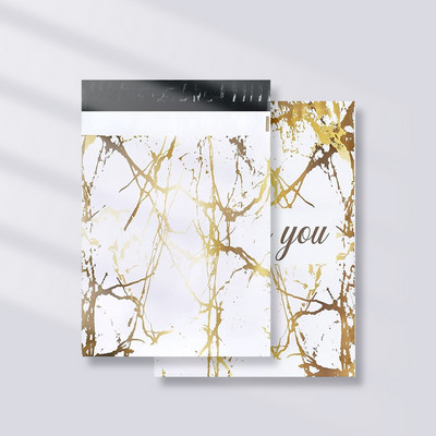 10 vnt. 10x13`` 25x33 cm spausdintų polietileninių siuntų pakavimo vokai su savaime užklijuojančiais kurjerių laikymo maišeliais, rūbų siuntėjais, pakavimo maišeliais