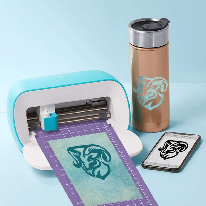 3 pakiranja 4,5 x 12 inča/11,5 x 30 cm PVC podloga za rezanje, podloga za ljepljive ploče za Cricut Joy prostirke za prošivanje za karton HTV Crafts