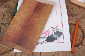 10 τμχ/ παρτίδα ρετρό κραφτ σετ φακέλων δημιουργικοί επαγγελματικοί φάκελοι vintage χαρτί γάμου ταχυδρομείο Προσκλητήριο Scrapbooking Δώρο