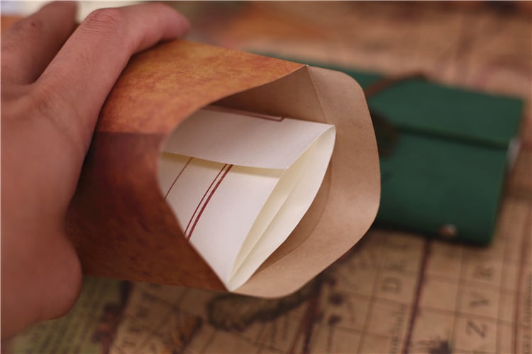 10 tk/partii retro kraft ümbrikukomplekt loominguline äri ümbrikud vintage pulmapaberpost Kutse Scrapbooking Gift