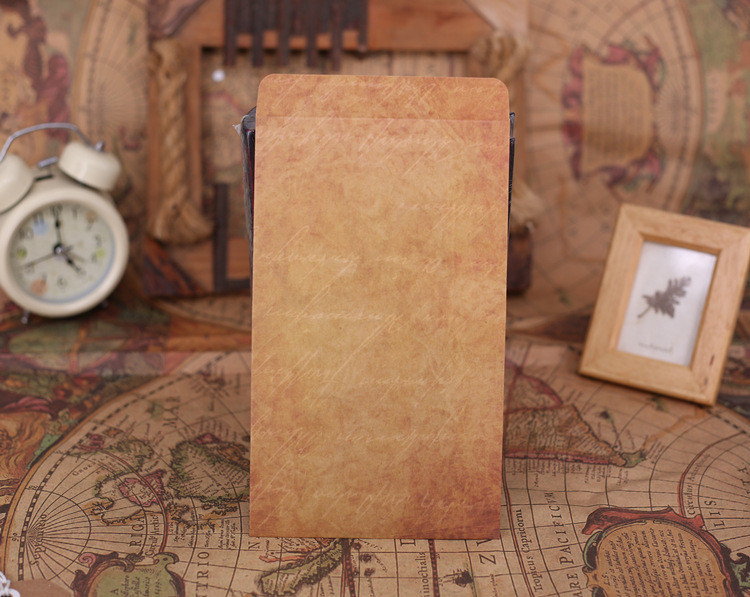 10 tk/partii retro kraft ümbrikukomplekt loominguline äri ümbrikud vintage pulmapaberpost Kutse Scrapbooking Gift