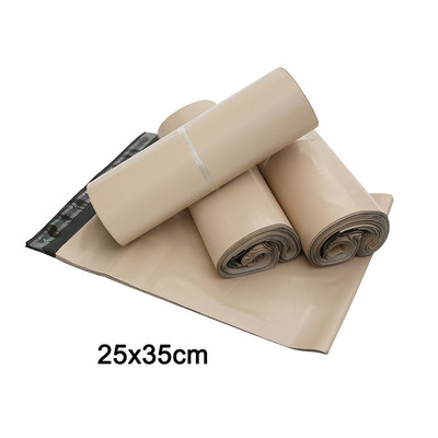 10 db/tétel Világos rózsaszín, polietilén levelező műanyag szállítótasakok vízálló postai borítékok önzáró postazsákok vastag futártáskák