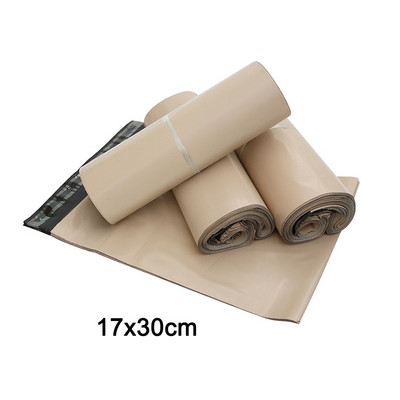 10 db/tétel Világos rózsaszín, polietilén levelező műanyag szállítótasakok vízálló postai borítékok önzáró postazsákok vastag futártáskák