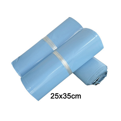 10 db/tétel Világos rózsaszín, polietilén levelező műanyag szállítótasakok vízálló postai borítékok önzáró postazsákok vastag futártáskák