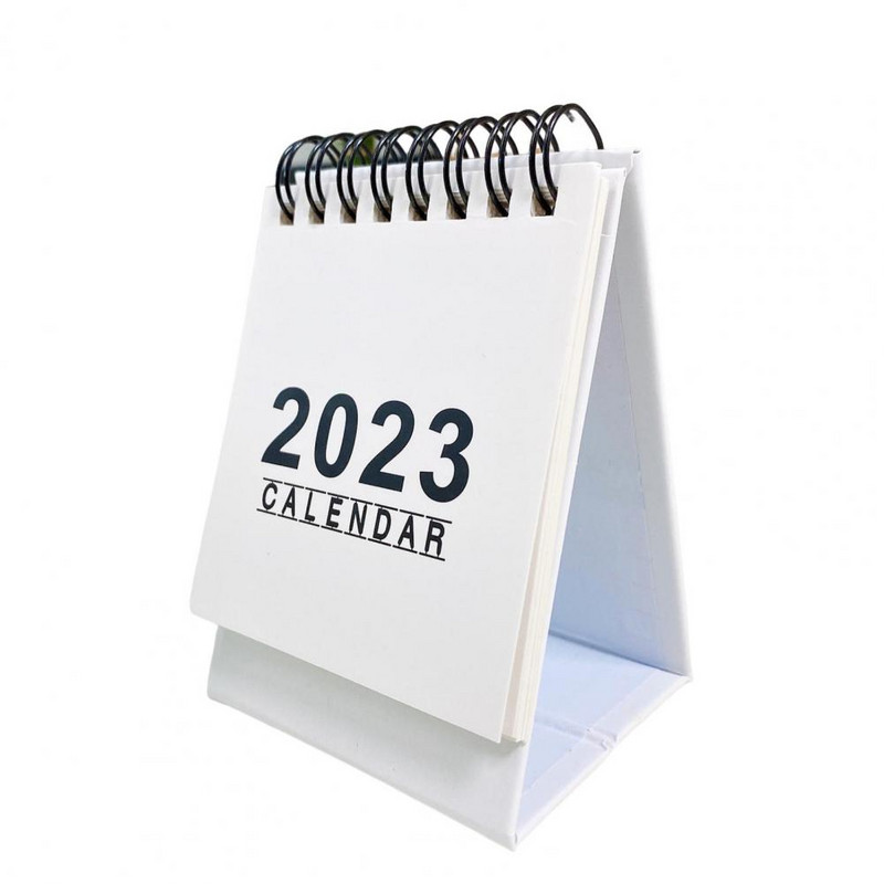 Calendar 2023 Calendar pentru caiet ecologic, ușor, compact, atrăgător, mic, în picioare, în engleză