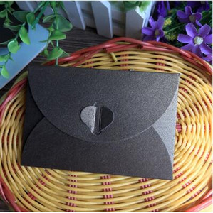 (10 komada/lot) Mini 10,5x7,2 cm Ljubavna kopča Biserne omotnice Pozivnice za vjenčanje Novogodišnje čestitke Božićne čestitke