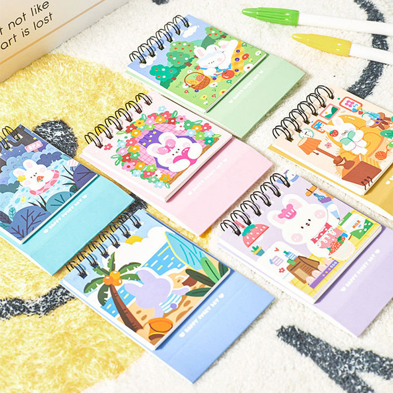 Mini stolni kalendar Cute Rabbit 2023. Za organizaciju događaja Dnevni planeri Podsjetnici Potrepštine za kućni ured Slatki kalendar za pisanje