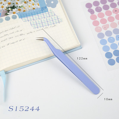 Mr.paper 8 stilova višenamjenska pinceta u boji slatkiša Kreativna mala svježa visokoelastična ručna kopča za račun od nehrđajućeg čelika