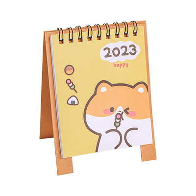 Slatki crtani medvjed Stol 2023. Kalendar Papirnati dopis Kalendar Tablica Dnevni Tjedni Planer Planer Dnevni red Pribor za pisanje 2022.-2023.