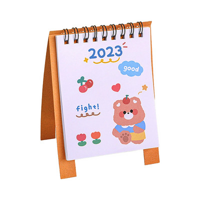 Slatki crtani medvjed Stol 2023. Kalendar Papirnati dopis Kalendar Tablica Dnevni Tjedni Planer Planer Dnevni red Pribor za pisanje 2022.-2023.