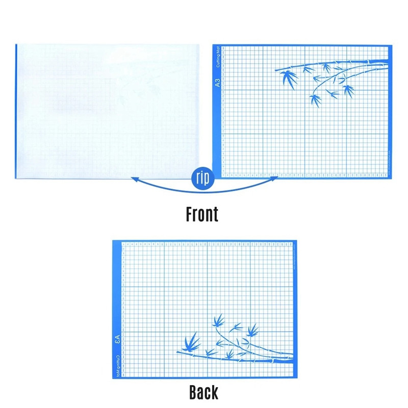 Pakaitinis pjovimo kilimėlis, standartinis klijuojamas kilimėlis su matavimo tinkleliu, skirtas silueto kameo pjovimo braižytuvui, A3