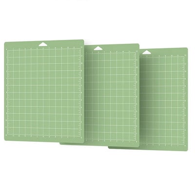 Χαλάκι κοπής 1 φύλλου Μεσαίο αυτοκόλλητο κολλώδες πράσινο τετράγωνο αντιολισθητικό πλέγμα για υφάσματα τέχνης Scrapbooking έργα DIY