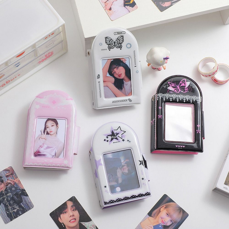 Säilitusraamat Polaroid album Õpilaste kirjatarvete kaardid Koguge raamatuid Anime kaardid Raamatu Idolkaardid Raamatu fotokaardihoidja