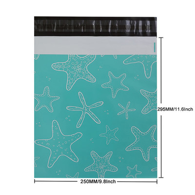 10PCS 10x13'' 26x33cm Printed Poli Mailer Omotnice za pakiranje sa samopečatom Kurirske vreće za pohranu Poštanske vreće Vreće za pakiranje