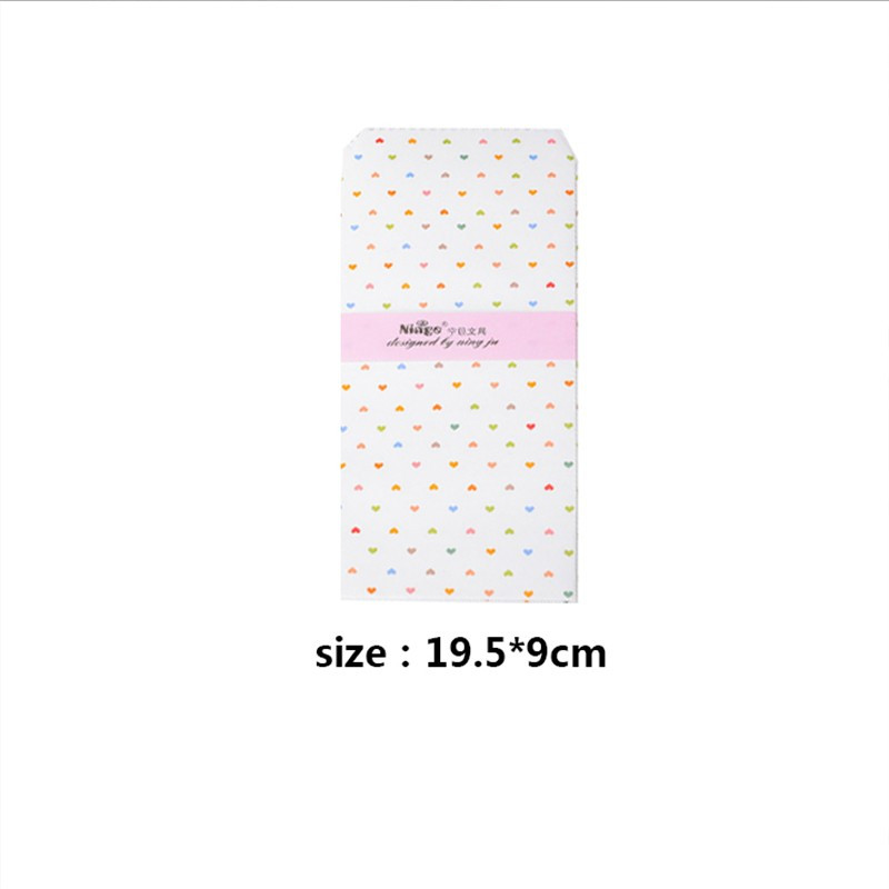 20 tk multikas ümbriku muster segapostitus paberist ümbrikud kirjadele armastustriip DIY 19,5*9cm
