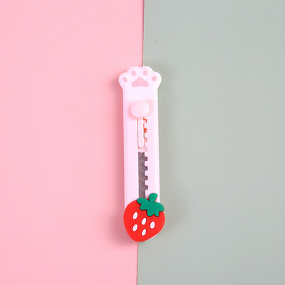 1kom pomoćni nož Ekspresni rezač za kutije Slatka ružičasta mačja šapa Otvarač omotnica Nož Studentski pribor Uredski materijal DIY Alati