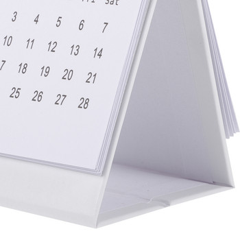 Επιτραπέζιο καβαλέτο 2024 Mini Desk Calendar Home Fine 10X7,5CM Νεωτερική διακόσμηση γραφείου Δώρο Λευκή Βίβλος Φοιτητής